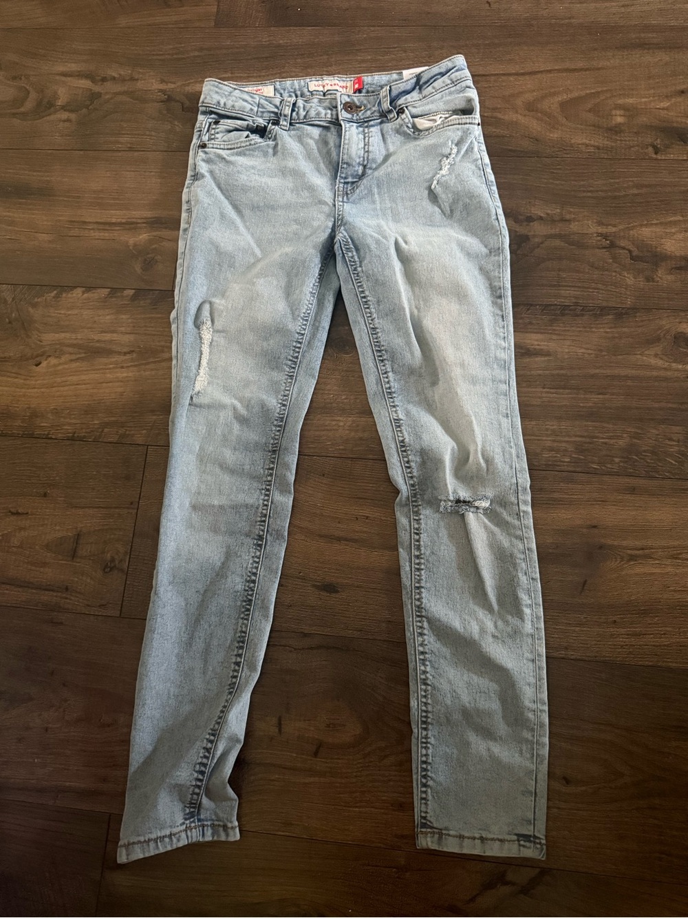 Lucky Brand Light Blue Distressed Skinny Jeans